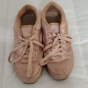 Pink sneakers